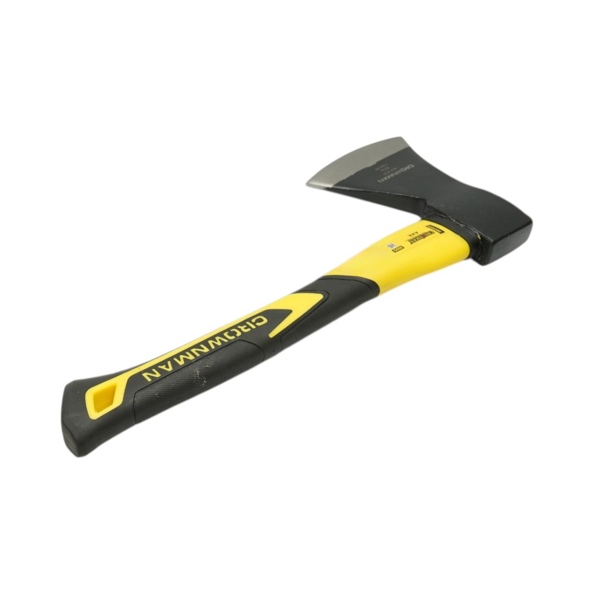 Topor profesional 800g cu lama din otel forjat, coada din fibra de sticla si maner antiderapant TPR Crownman - imagine 4