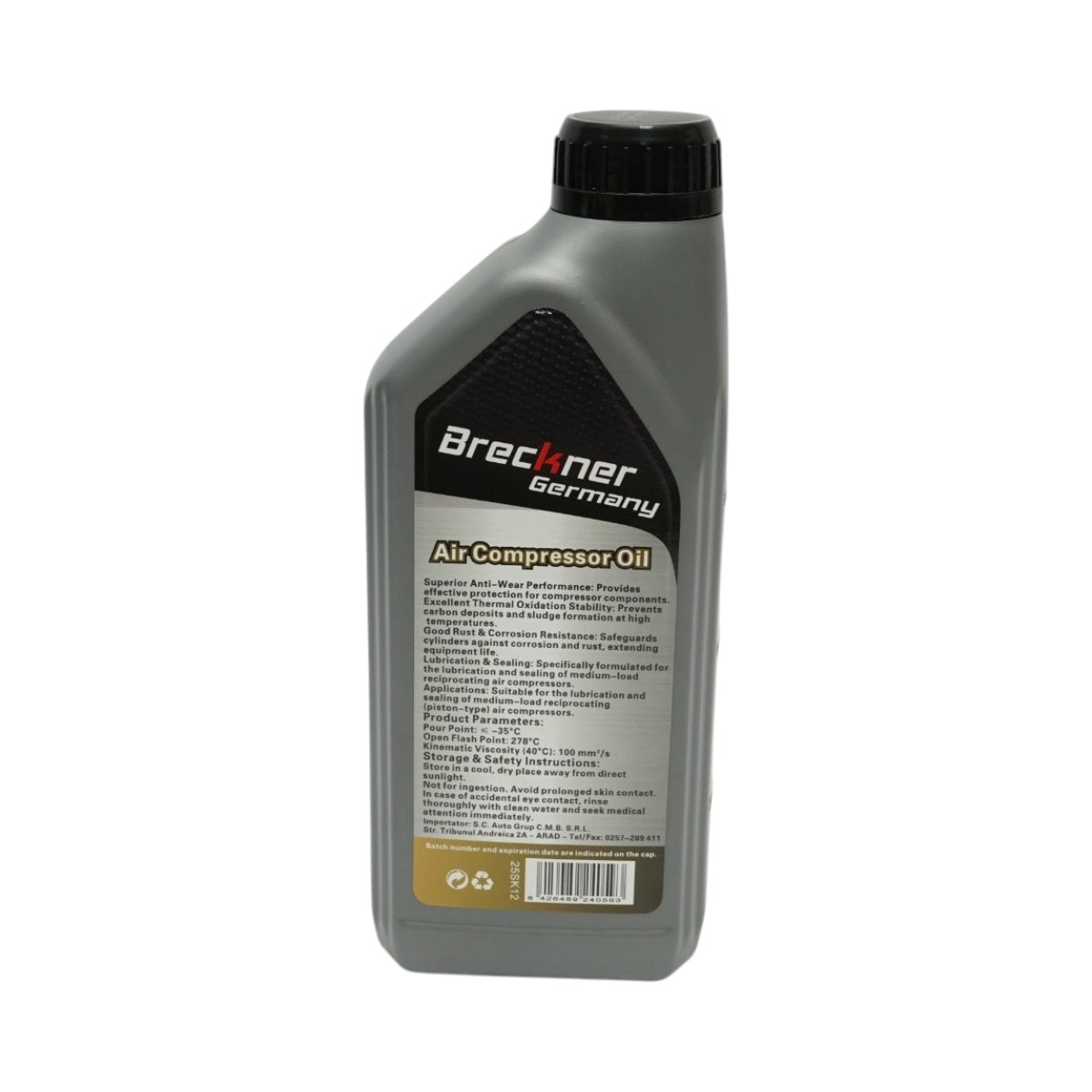 Ulei pentru compresor de aer transparent 1L Breckner Germany - imagine 3