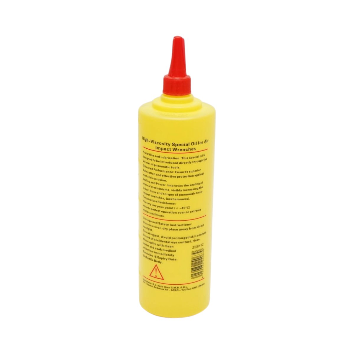 Ulei special cu vascozitate ridicata pentru scule pneumatice cu impact galben 500ml Breckner Germany - imagine 2