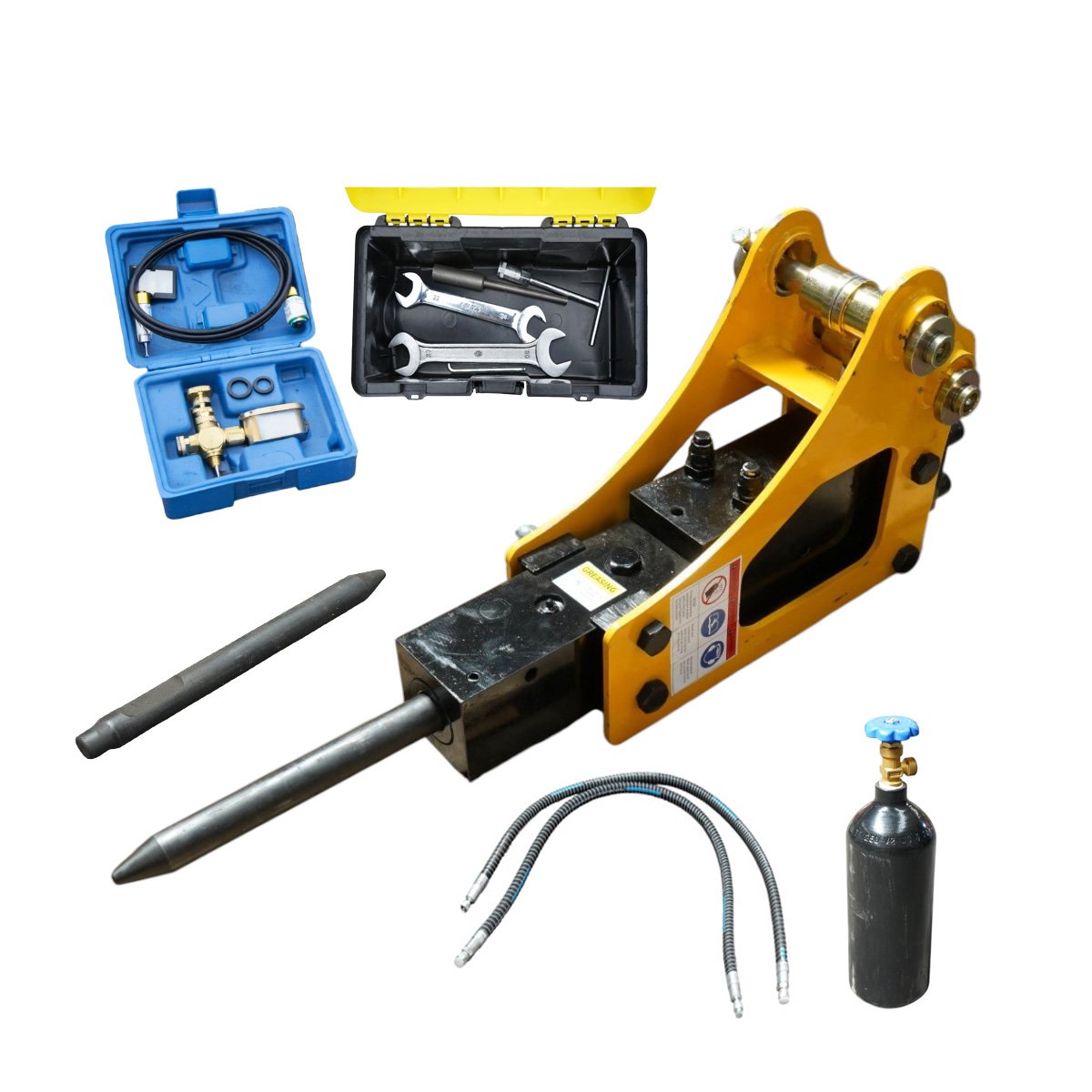 Picon ciocan hidraulic excavator 0.8-2.5T cu 2 dalti Ø 35mm incluse 100kg
