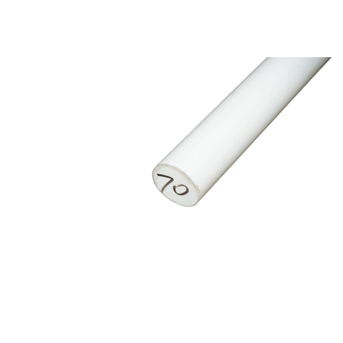 Bara teflon PTFE, politetrafluoretilena alba 100x330mm 6.15 Kg - imagine 3