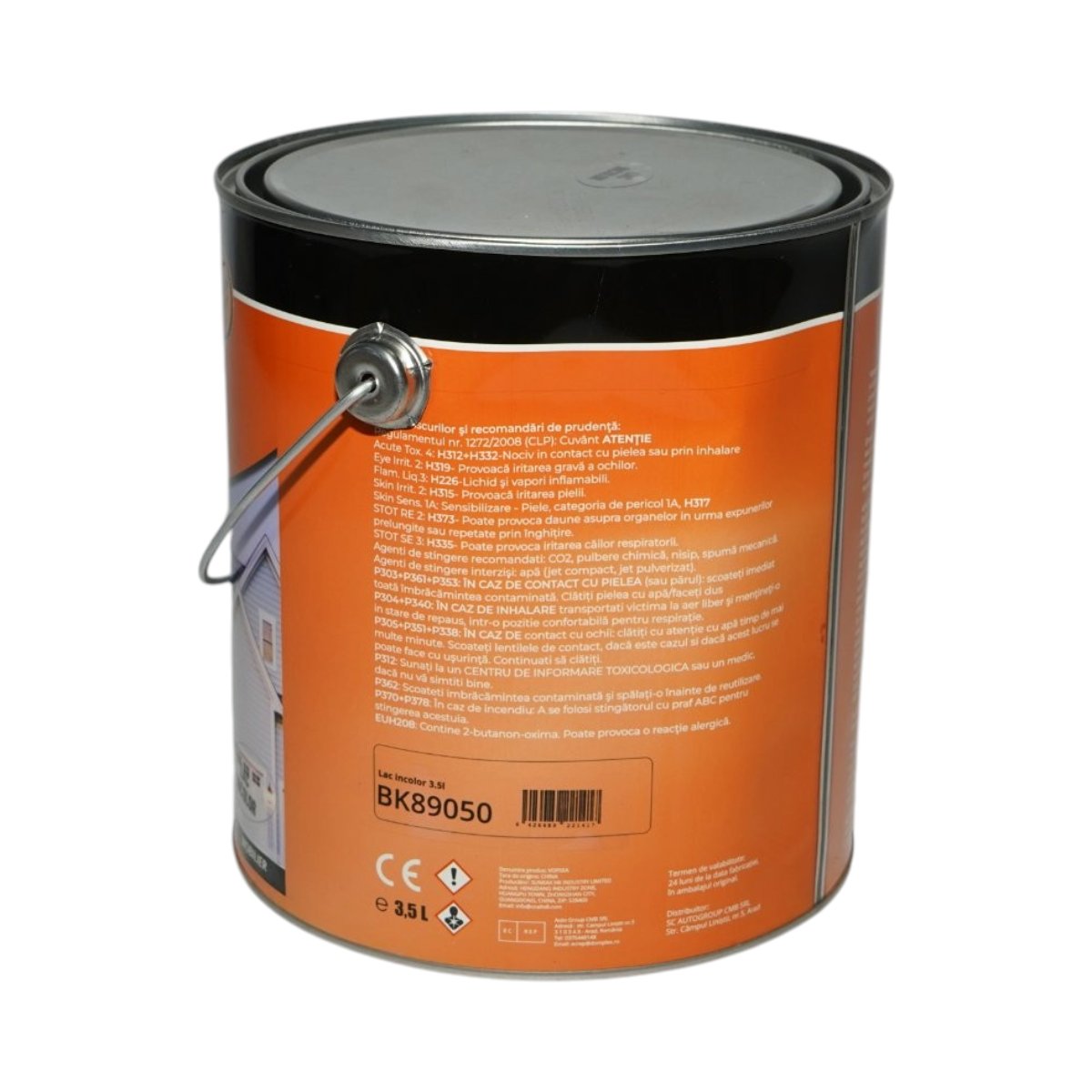 Vopsea email anticoroziva 3 in 1 lac incolor pe baza de solvent 3.5L, direct pe rugina, interior si exterior Breckner Germany - imagine 3