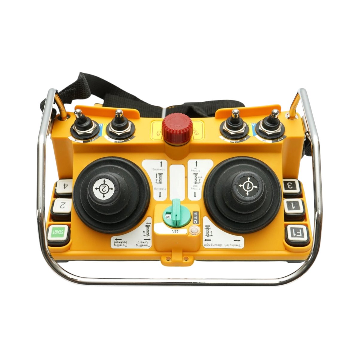Telecomanda industriala wireless 24V-500V AC/DC cu joystick dublu si butoane IP65 Breckner Germany - imagine 3