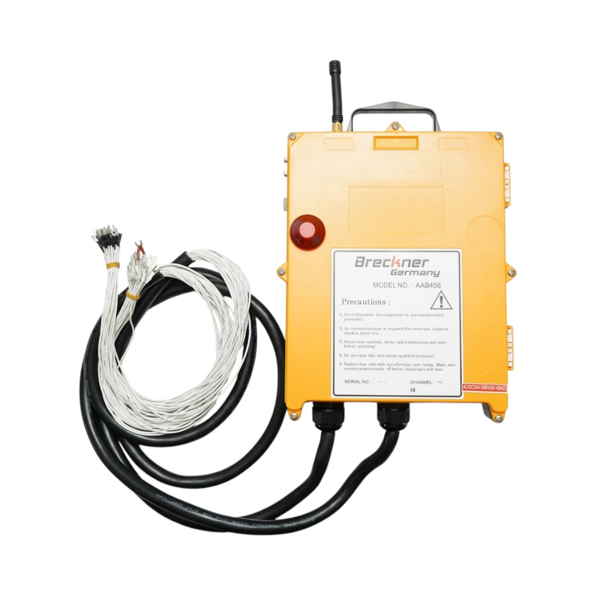 Telecomanda industriala wireless 24V-500V AC/DC cu joystick dublu si butoane IP65 Breckner Germany - imagine 4