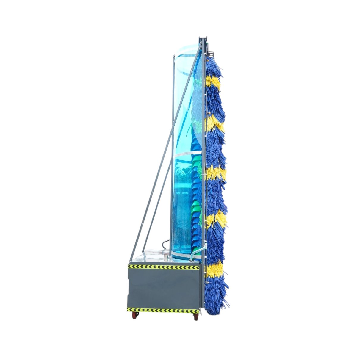 Masina electrica automata de spalat autobuze si camioane 48V, 1800W, baterie Li-ion 60Ah, perie verticala 3.8m, rezervor apa 550L THOR - imagine 3
