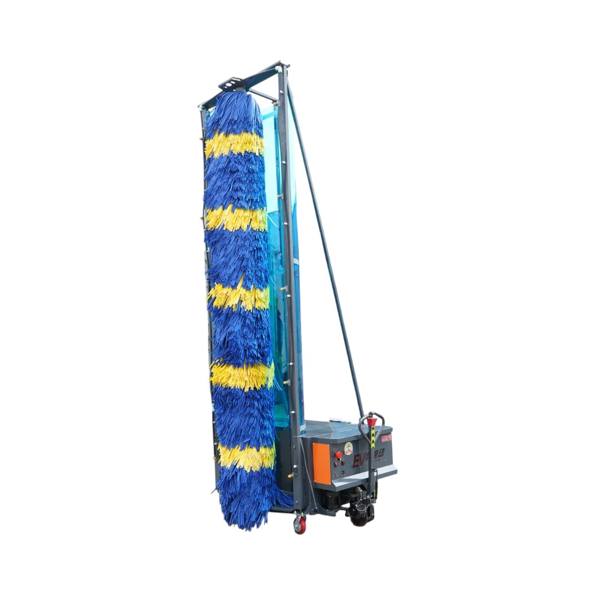 Masina electrica automata de spalat autobuze si camioane 48V, 1800W, baterie Li-ion 60Ah, perie verticala 3.8m, rezervor apa 550L THOR - imagine 5
