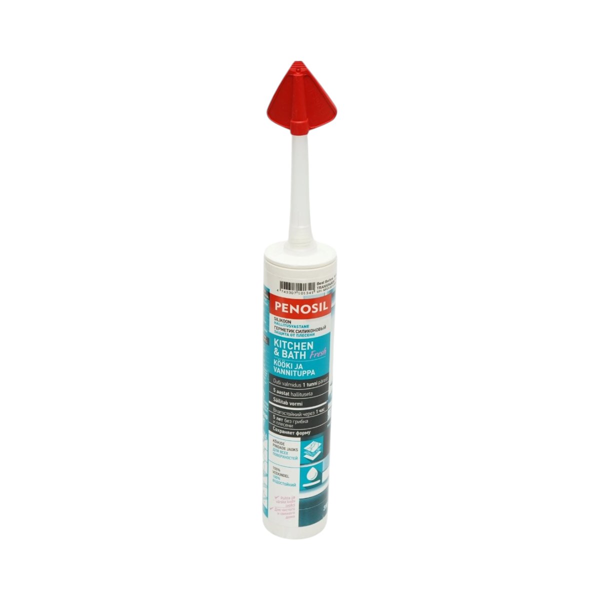 Silicon sanitar etansant transparent antimucegai pentru bucatarie si baie Kitchen & Bath Fresh 310ml Penosil - imagine 2