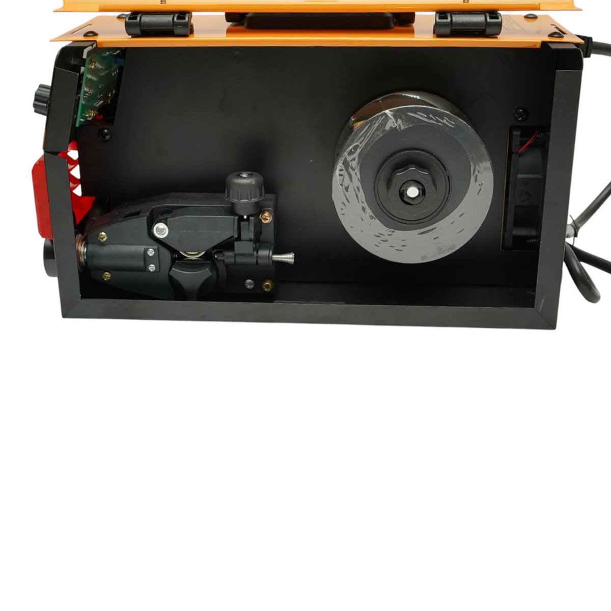 Aparat de sudura invertor 2 in 1 MIG/MMA fara gaz 200A, 220V, afisaj digital, sudare cu electrozi, rola sarma Flux Core E71T-GS inclusa Breckner Germany - imagine 10