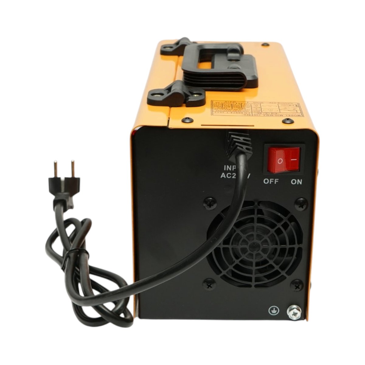 Aparat de sudura invertor 2 in 1 MIG/MMA fara gaz 200A, 220V, afisaj digital, sudare cu electrozi, rola sarma Flux Core E71T-GS inclusa Breckner Germany - imagine 7