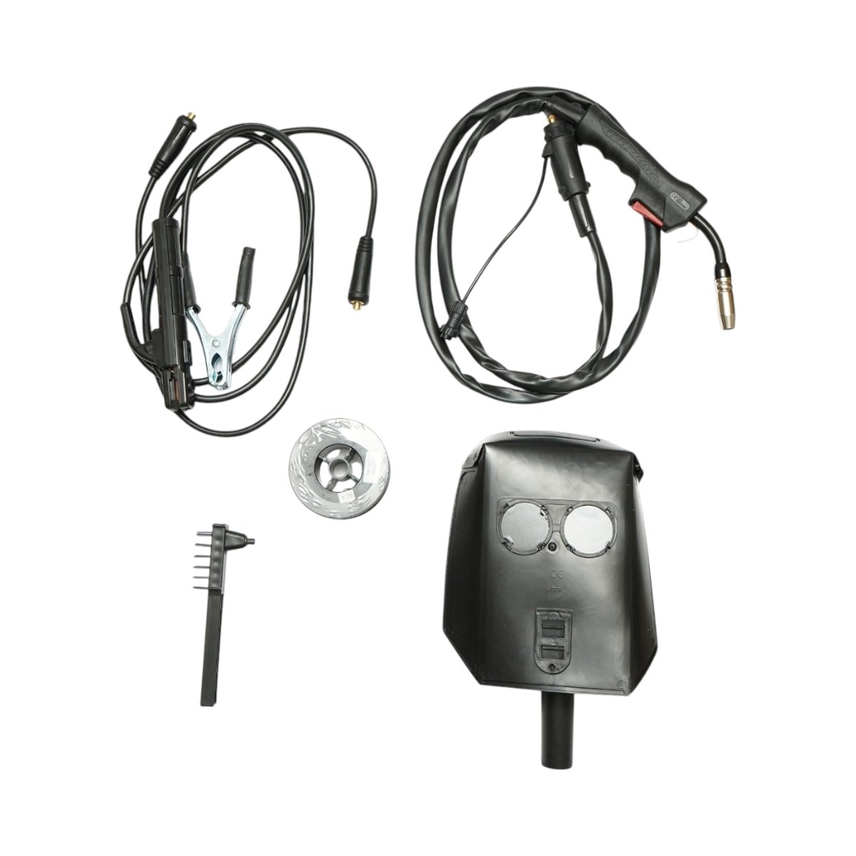 Aparat de sudura invertor 2 in 1 MIG/MMA fara gaz 200A, 220V, afisaj digital, sudare cu electrozi, rola sarma Flux Core E71T-GS inclusa Breckner Germany - imagine 15