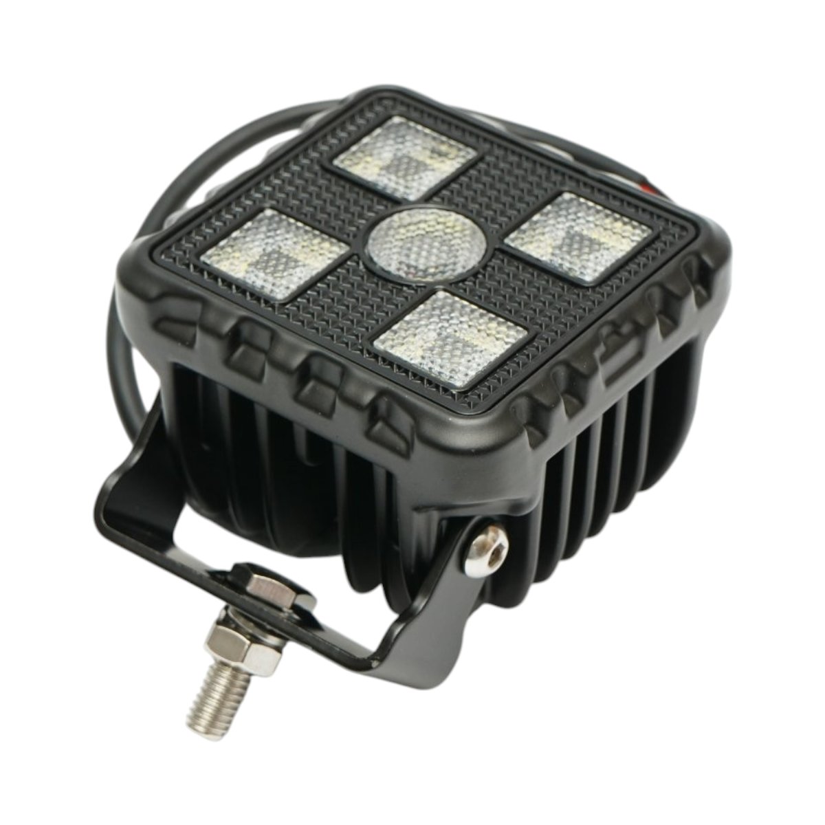 Set 2 proiectoare patrate LED 20W, 9-32V, 5700K, 2000lm, carcasa aluminiu 80x55x74mm IP67 Breckner Germany - imagine 6