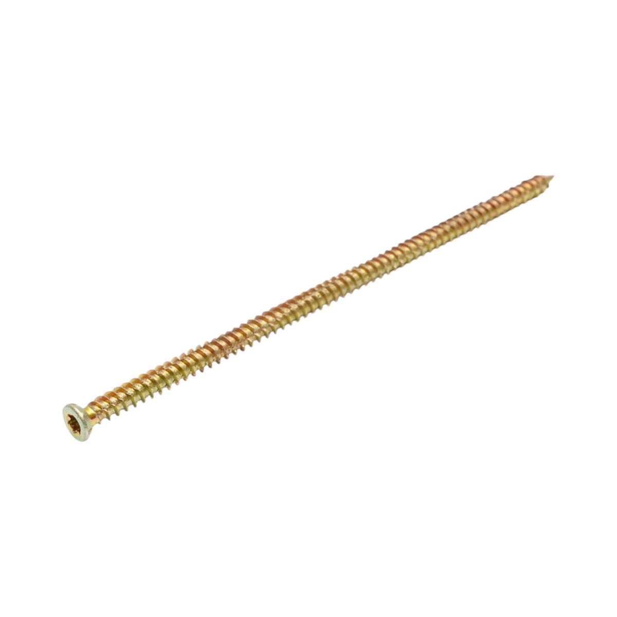 Surub montaj usi-ferestre 7.5x182mm, torx TX30, otel zincat galben 100 buc/cutie - imagine 4