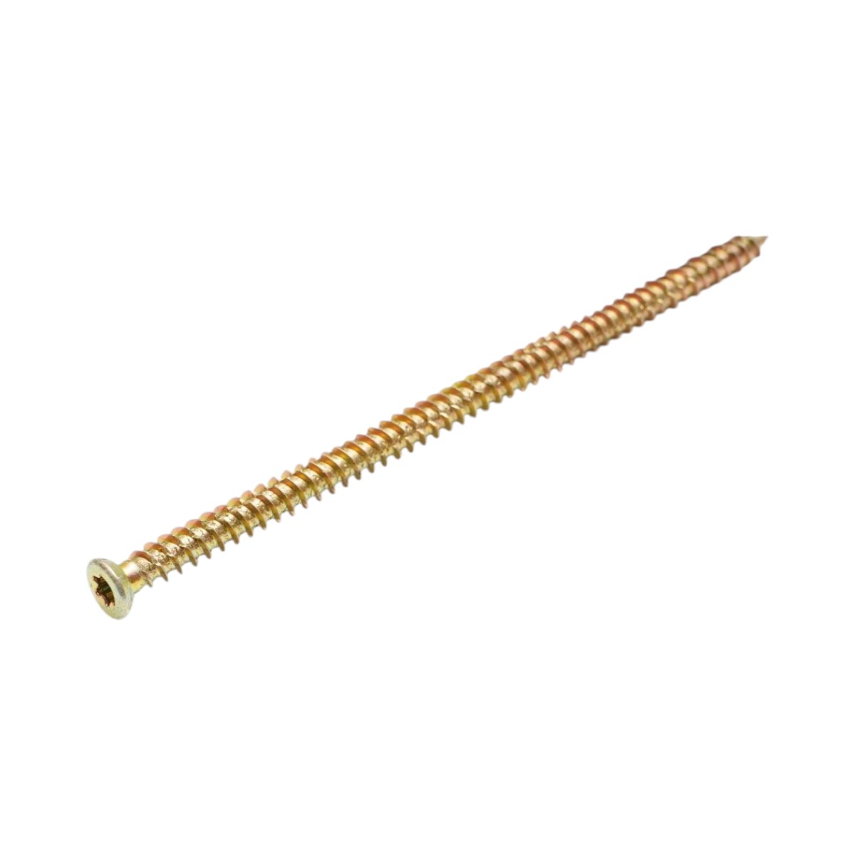 Surub montaj usi-ferestre 7.5x152mm, torx TX30, otel zincat galben 100 buc/cutie - imagine 4