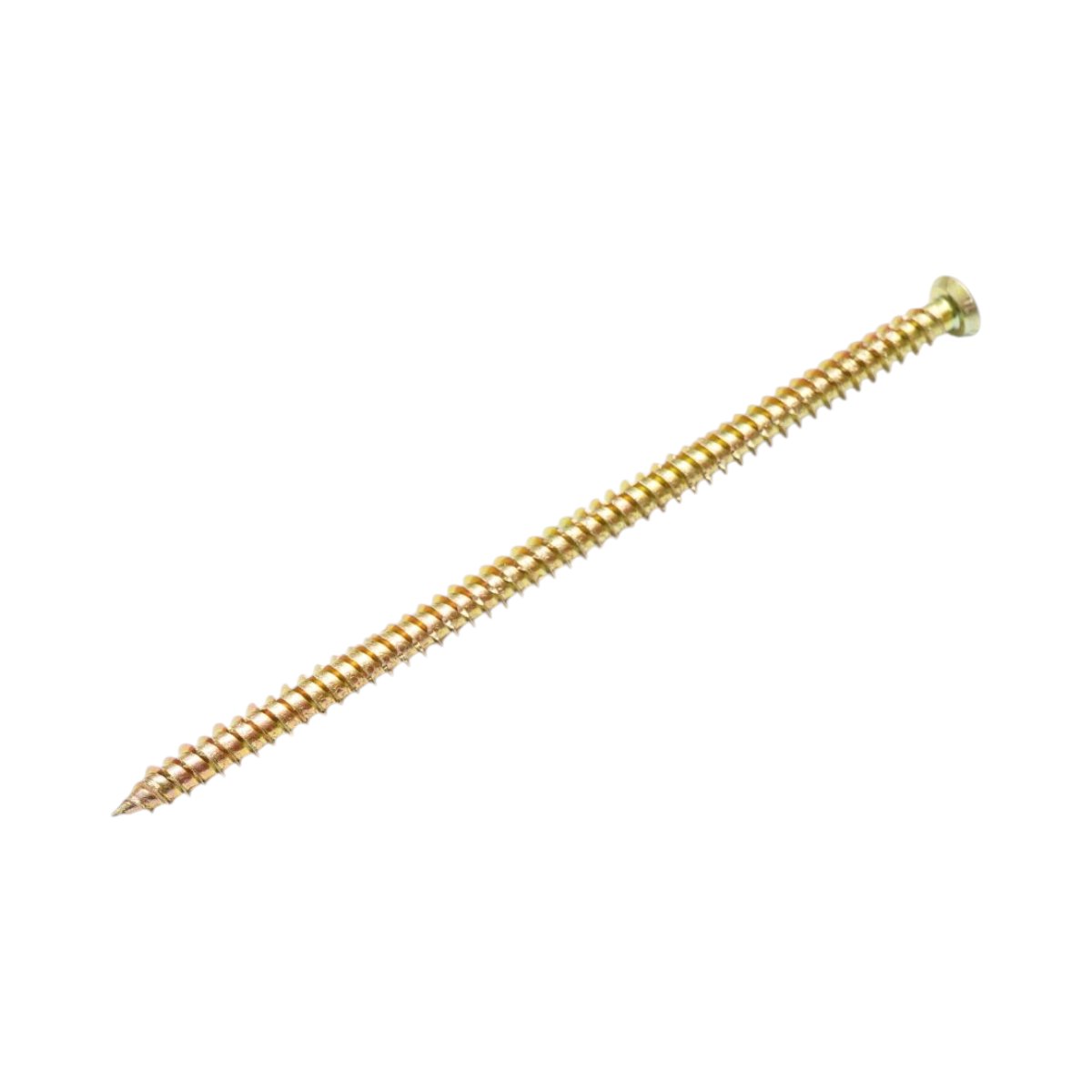 Surub montaj usi-ferestre 7.5x152mm, torx TX30, otel zincat galben 100 buc/cutie - imagine 2