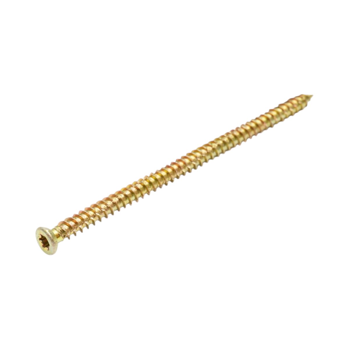 Surub montaj usi-ferestre 7.5x132mm, torx TX30, otel zincat galben 100 buc/cutie - imagine 4