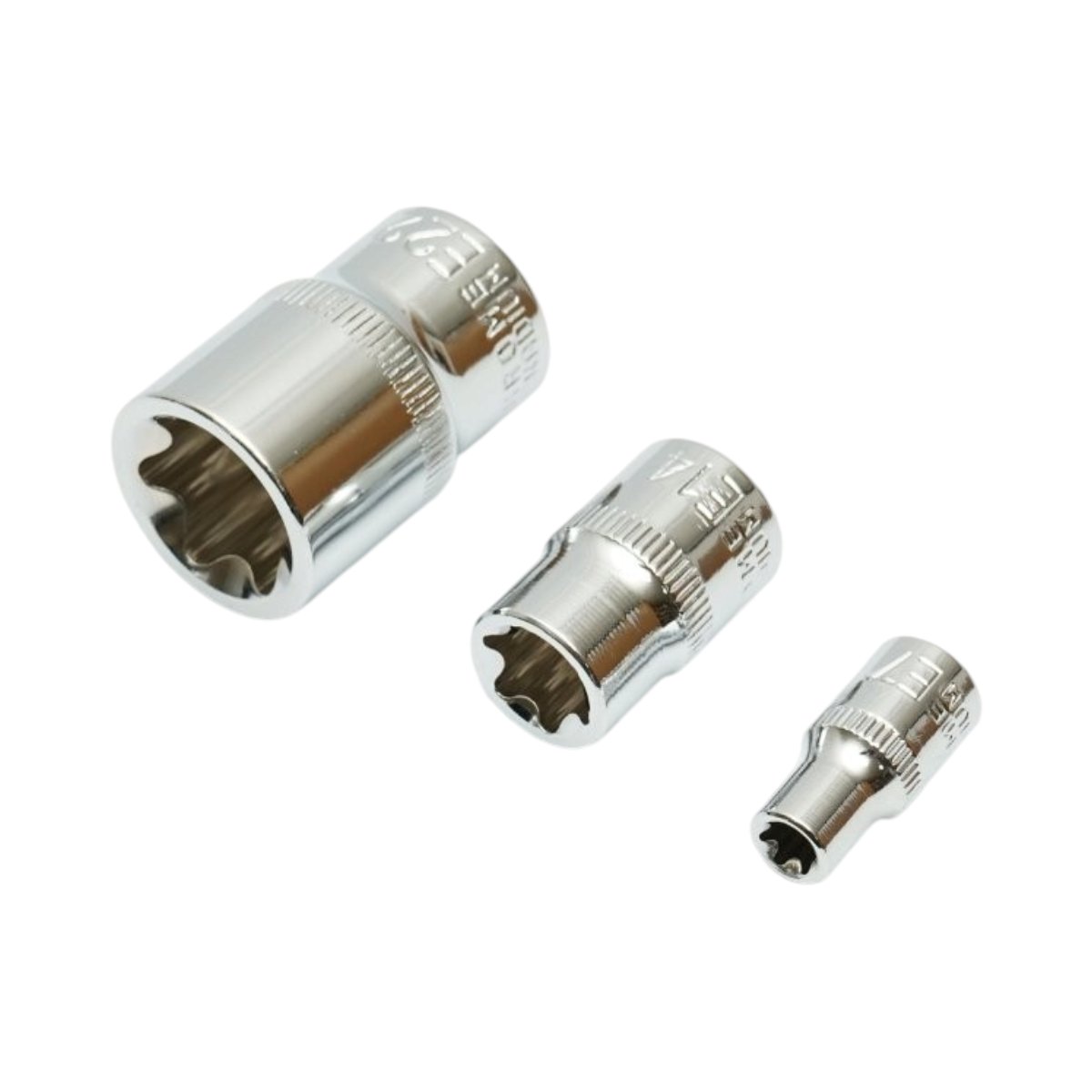 Trusa chei tubulare E-Torx E4-E24 Cr-V 14 piese Breckner Germany - imagine 4