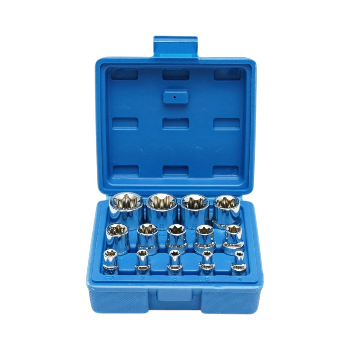 Trusa chei tubulare E-Torx E4-E24 Cr-V 14 piese Breckner Germany
