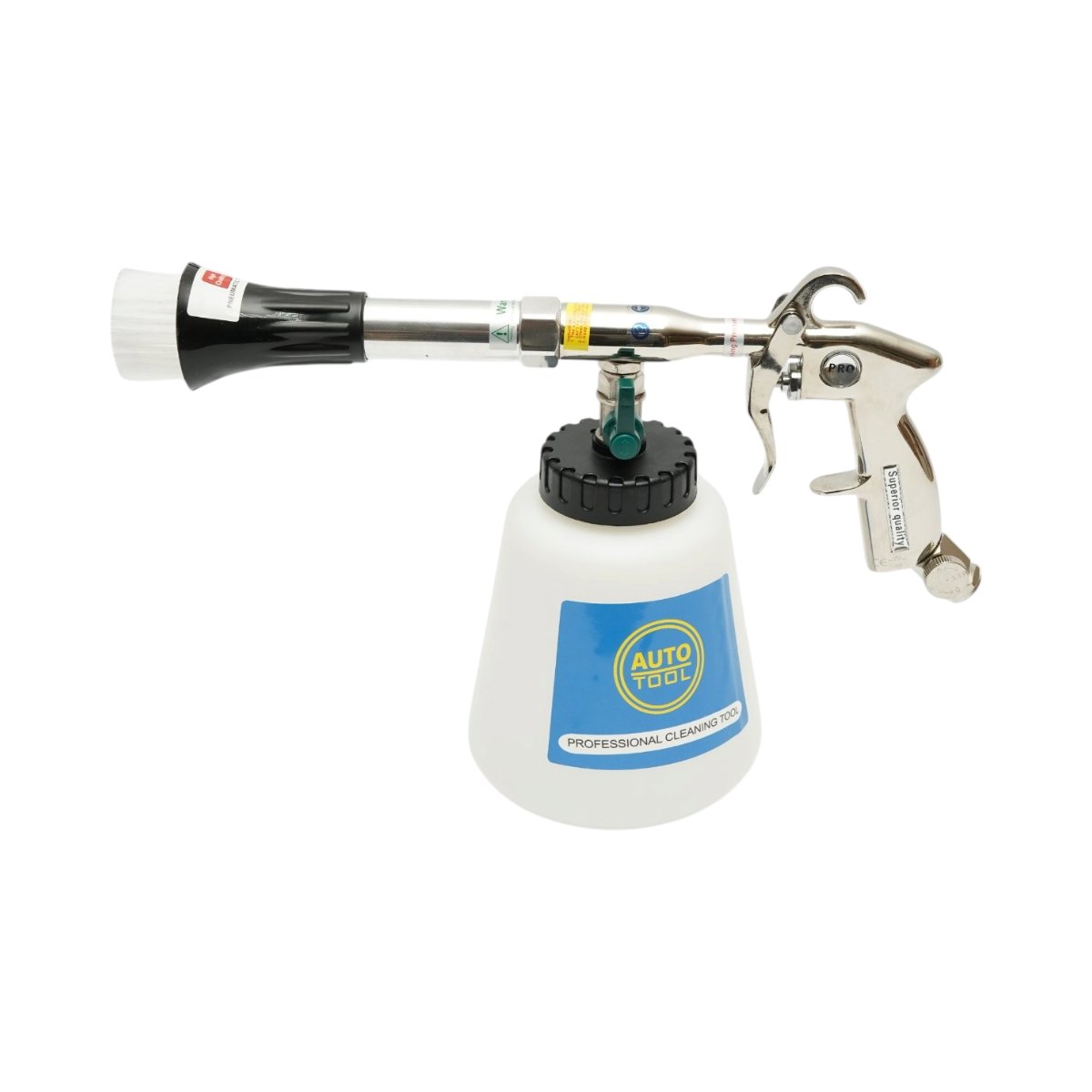 Pistol pneumatic curatare tapiterie interior Tornador profesional cu adaptor vacuum 1L Breckner Germany - imagine 2
