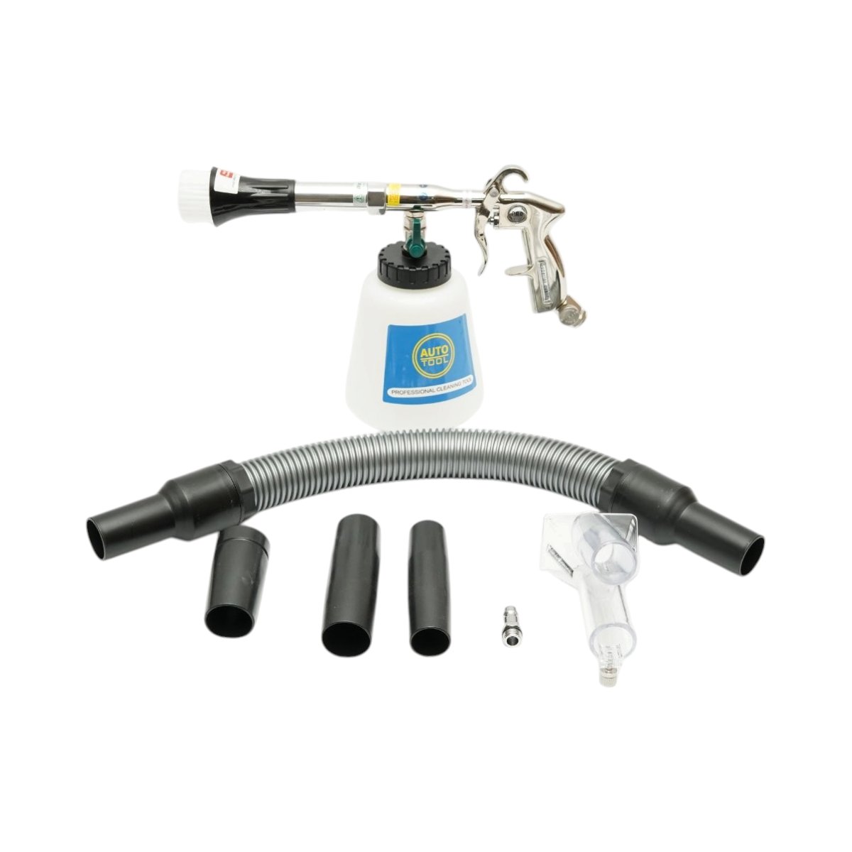 Pistol pneumatic curatare tapiterie interior Tornador profesional cu adaptor vacuum 1L Breckner Germany