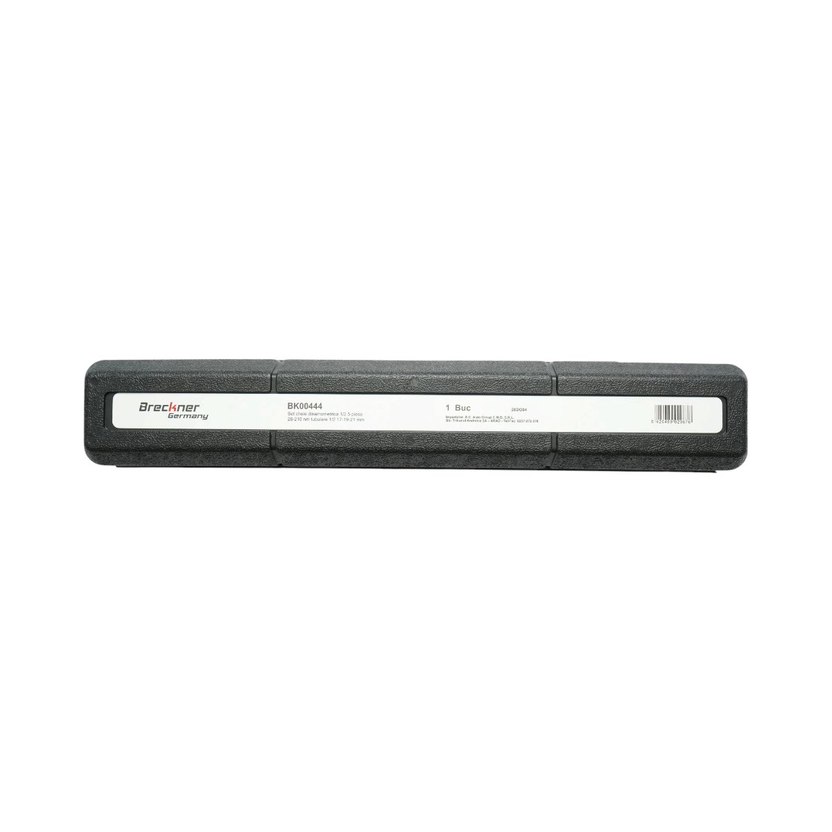 Set cheie dinamometrica 1/2, cuplu strangere 28-210 Nm, 3 tubulare 17-19-21mm, prelungitor 125mm 5 piese Breckner Germany - imagine 8
