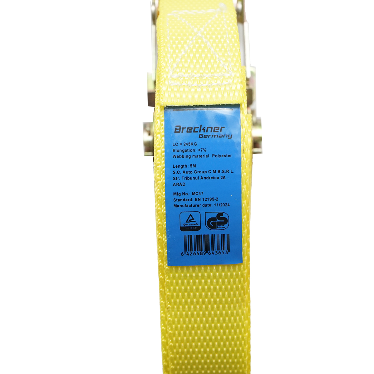 Chinga ancorare marfa 5mx25mm 245kg Breckner Germany - imagine 4
