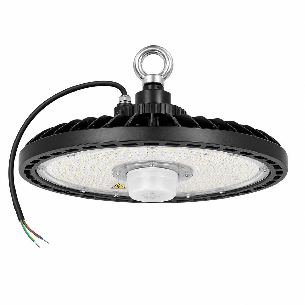 Lampa industriala LED High-Bay 150W, 220V, 5000K, 22500lm, senzor de miscare cu microunde pentru hale, depozite 265x86mm Breckner Germany