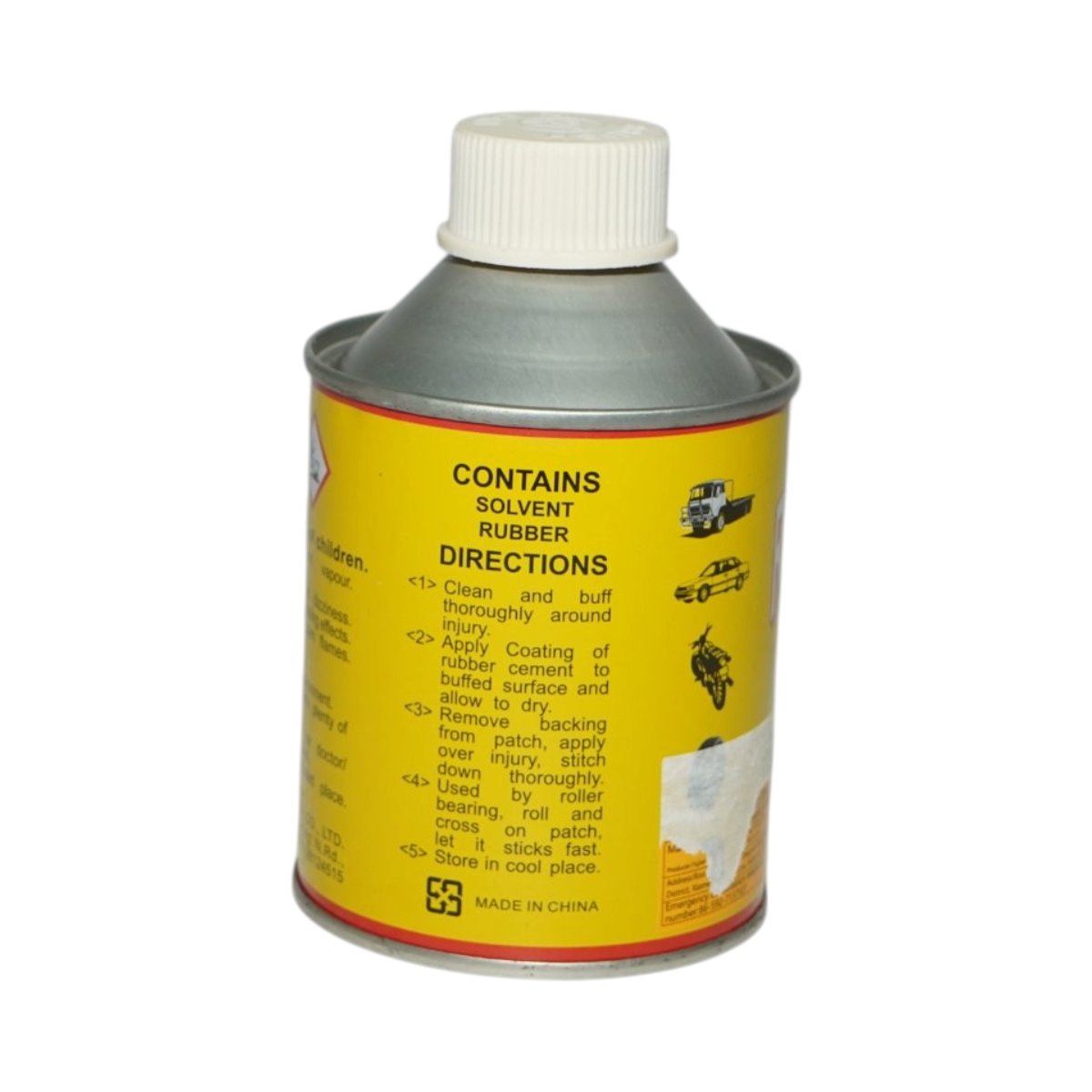 Adeziv vulcanizare la rece petice anvelope si camere de aer 250ml - imagine 4