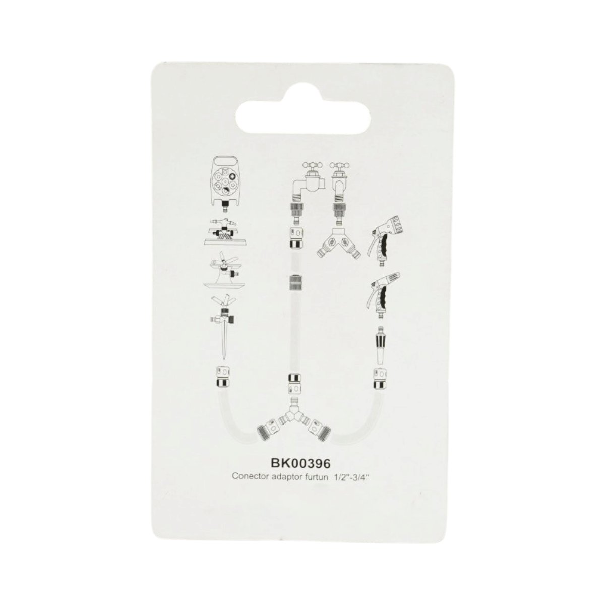 Adaptor robinet furtun gradina Fi 1/2-3/4 inch, cupla rapida 3/4 inch Breckner Germany - imagine 6