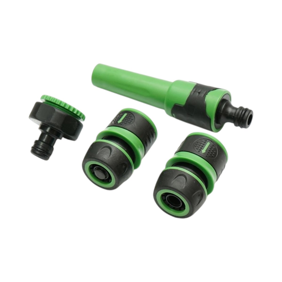 Set duza de stropit reglabila cu adaptor robinet 3/4-1 inch, 2 conectori rapizi pentru furtun gradina 1/2 inch Breckner Germany - imagine 4