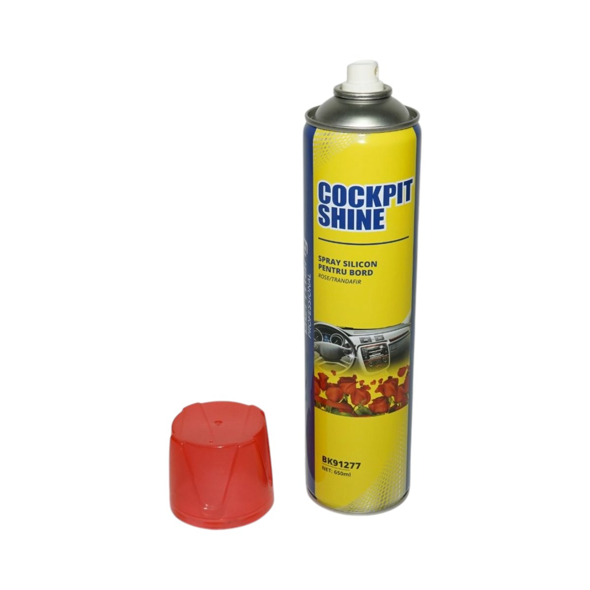 Spray silicon bord antistatic trandafir 650ml Breckner Germany - imagine 2