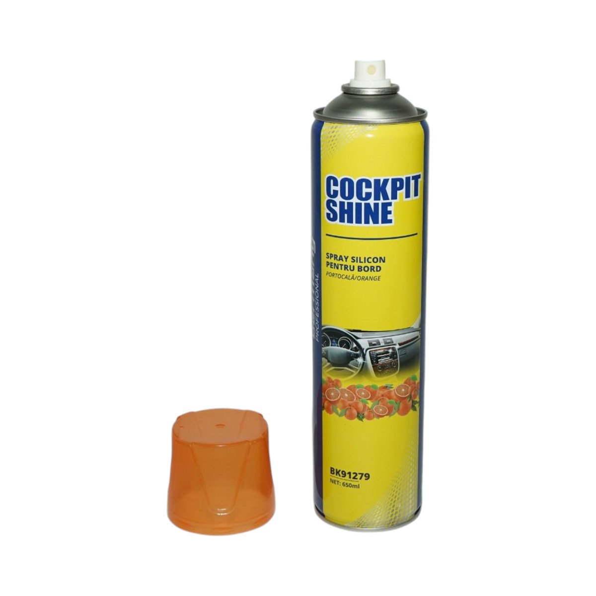 Spray silicon bord antistatic portocala 650ml Breckner Germany - imagine 2