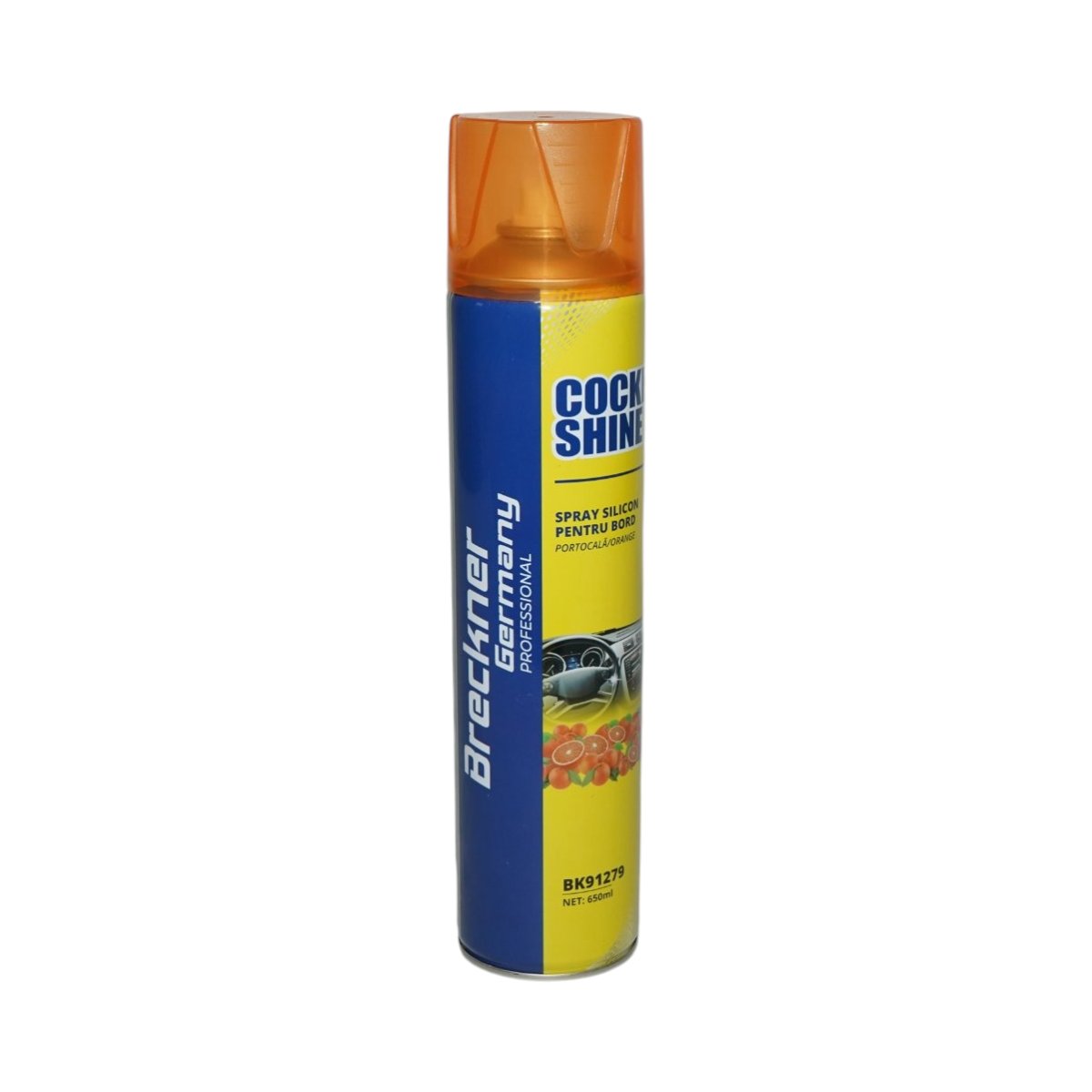 Spray silicon bord antistatic portocala 650ml Breckner Germany - imagine 3