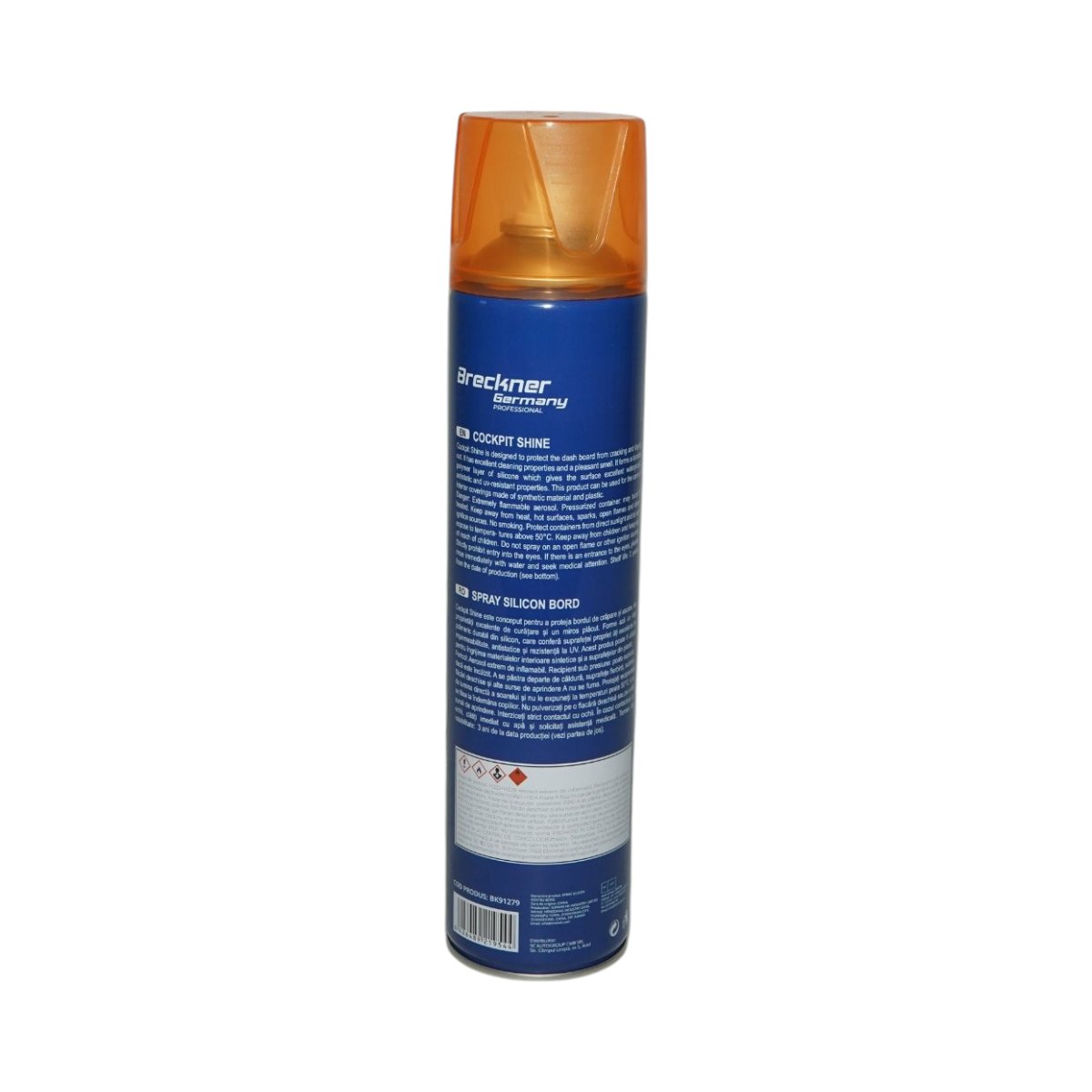 Spray silicon bord antistatic portocala 650ml Breckner Germany - imagine 4