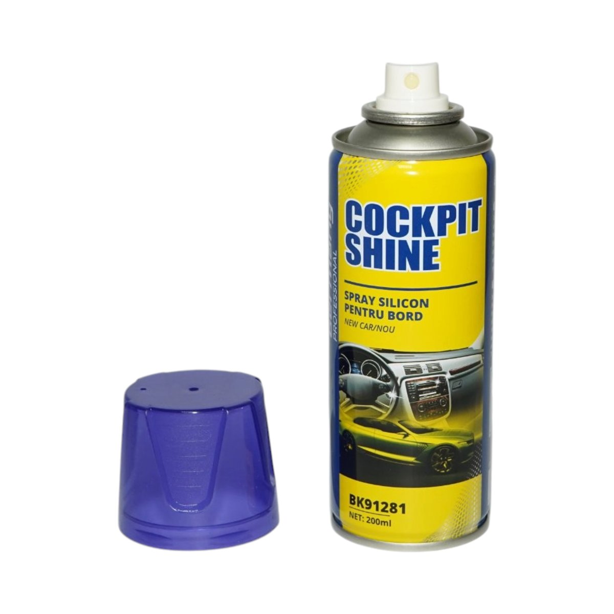 Spray silicon bord antistatic new car 200ml Breckner Germany - imagine 2