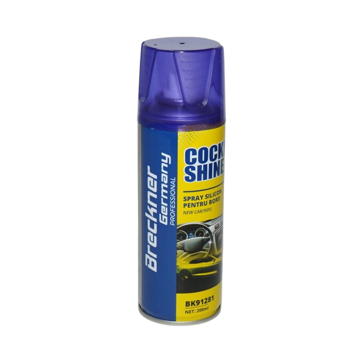 Spray silicon bord antistatic new car 200ml Breckner Germany - imagine 3