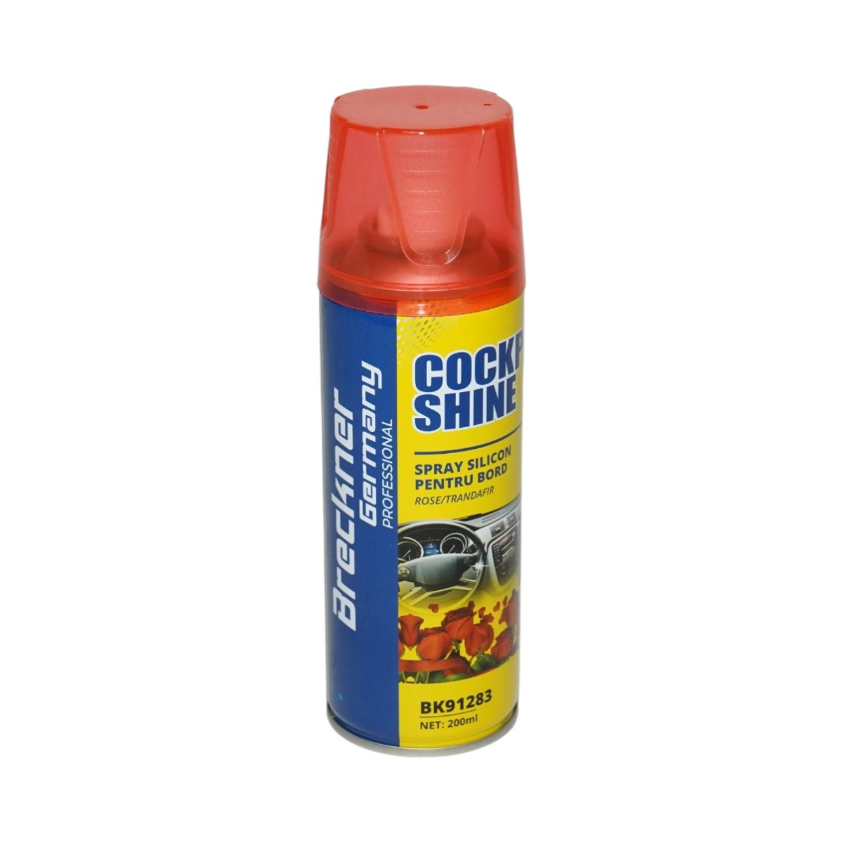 Spray silicon bord antistatic trandafir 200ml Breckner Germany - imagine 3
