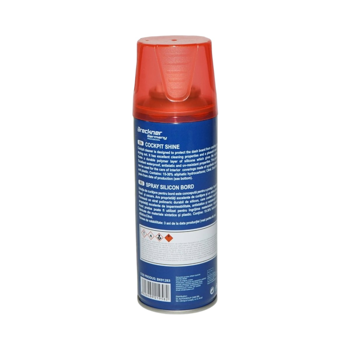 Spray silicon bord antistatic trandafir 200ml Breckner Germany - imagine 4