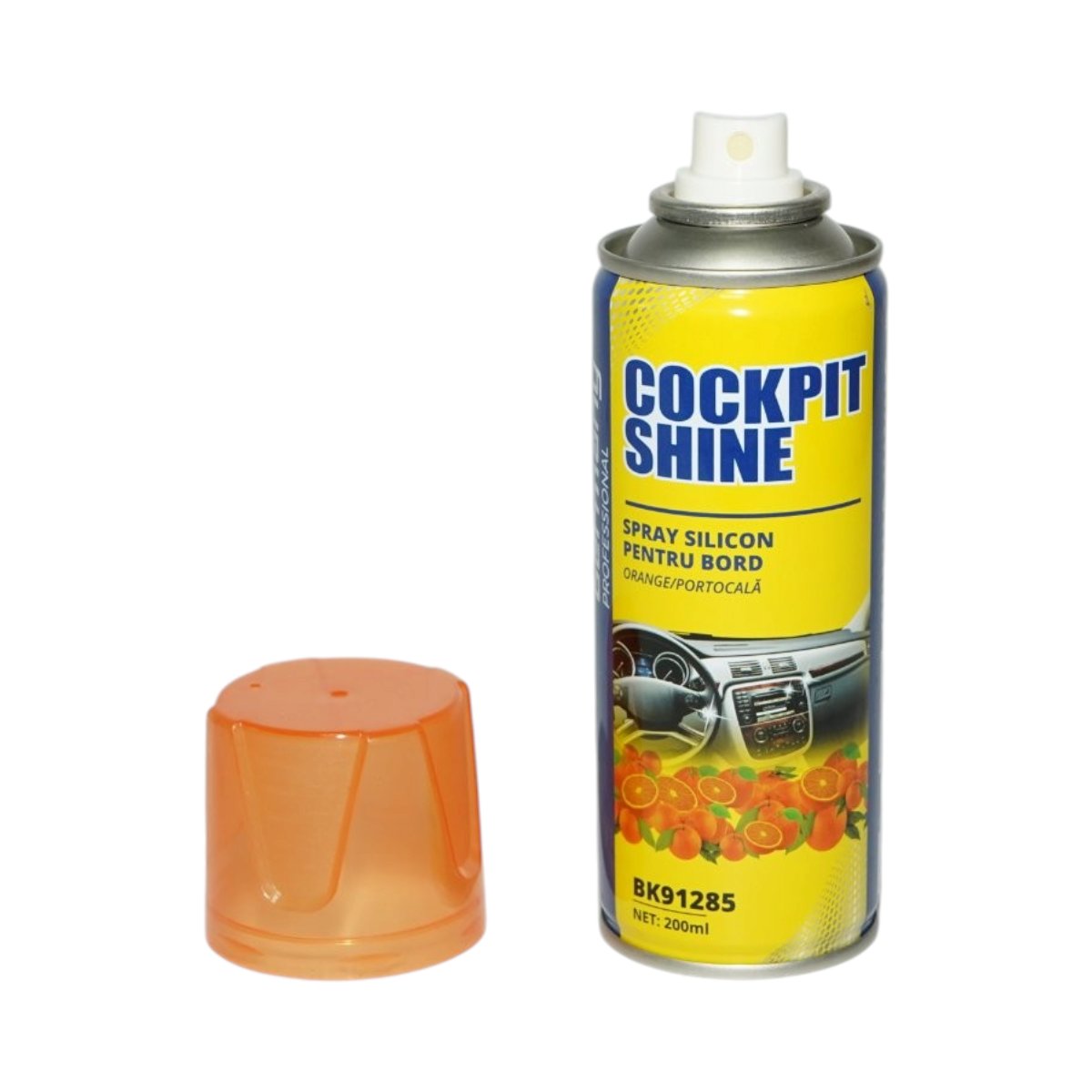 Spray silicon bord antistatic portocala 200ml Breckner Germany - imagine 2