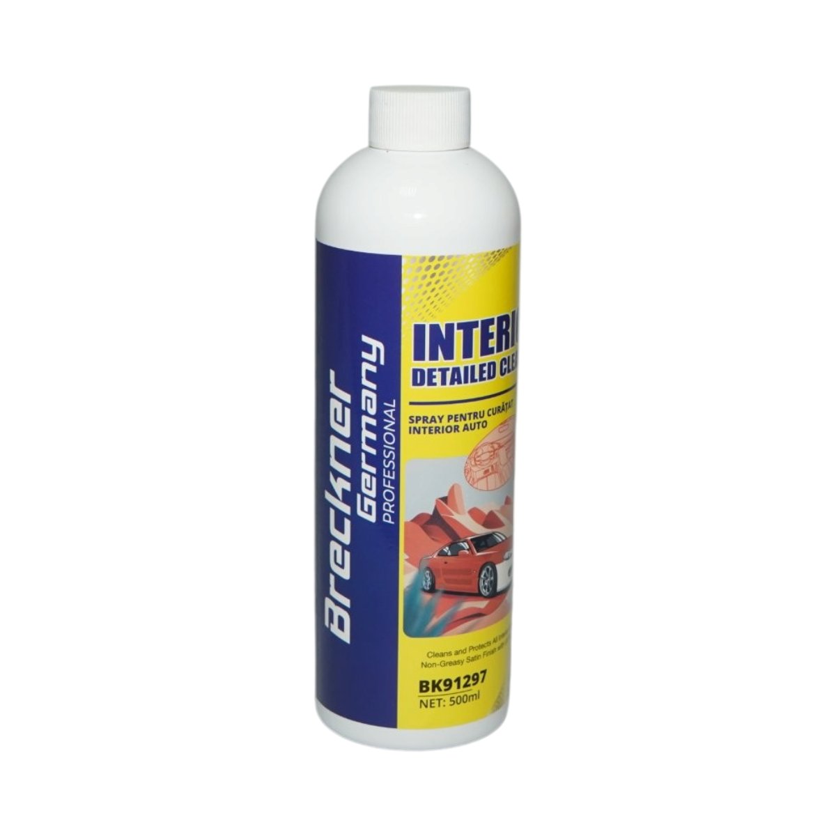 Spray curatare interior auto plastic, piele, vinil si metal Detailed Cleaner 500ml Breckner Germany - imagine 4
