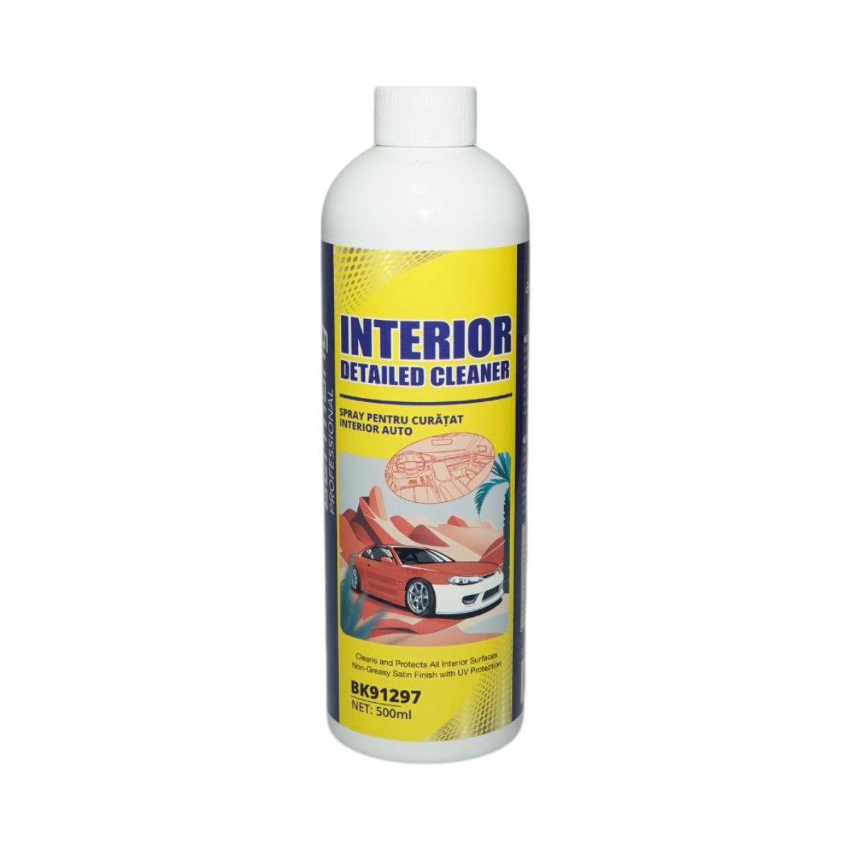 Spray curatare interior auto plastic, piele, vinil si metal Detailed Cleaner 500ml Breckner Germany - imagine 3