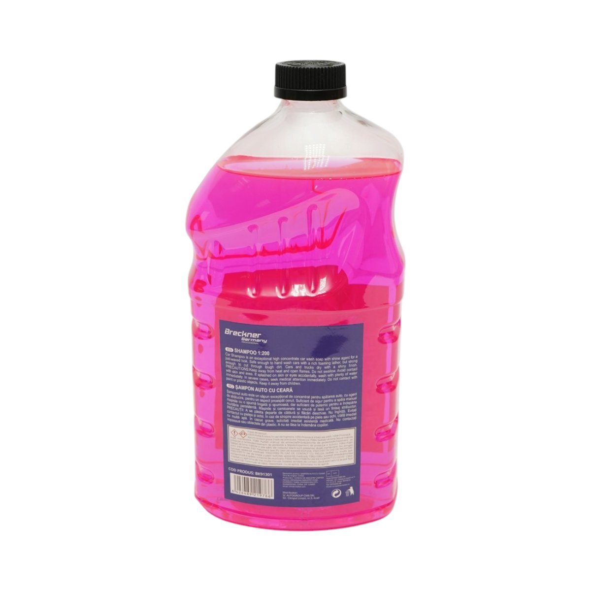 Sampon auto concentrat cu ceara 1:200 roz 2L Breckner Germany - imagine 3