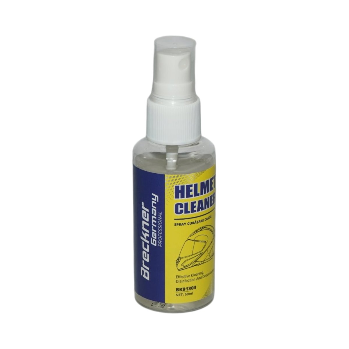 Spray curatare casca moto, viziera si ochelari Helmet Cleaner 50ml Breckner Germany - imagine 2