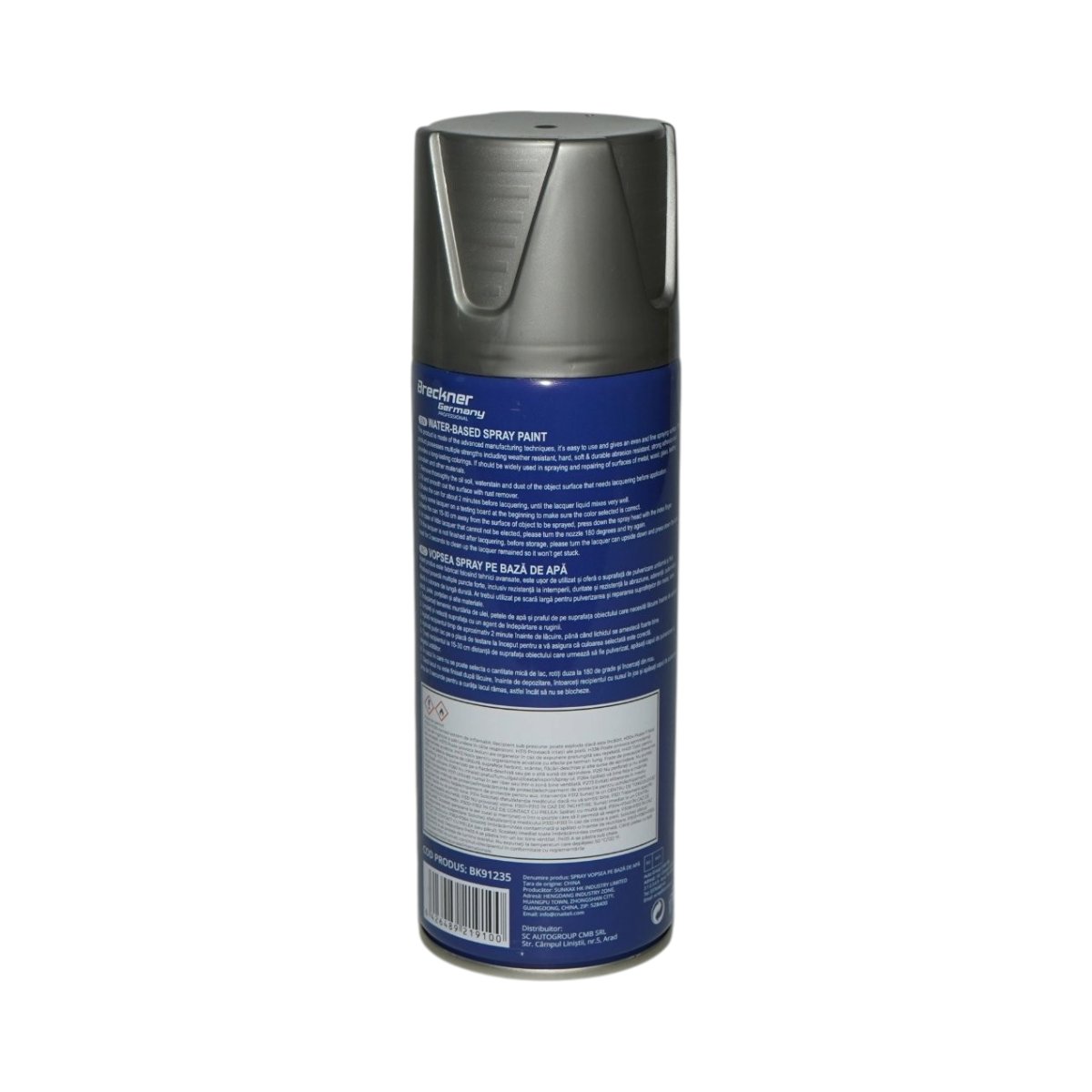 Spray vopsea argintiu pe baza de apa 450ml Breckner Germany - imagine 4