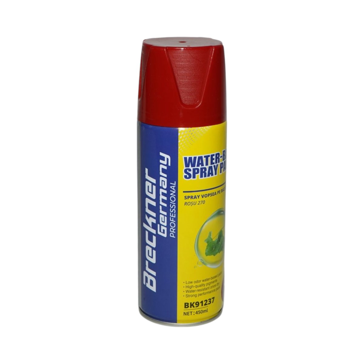 Spray vopsea rosu 270 pe baza de apa 450ml Breckner Germany - imagine 3