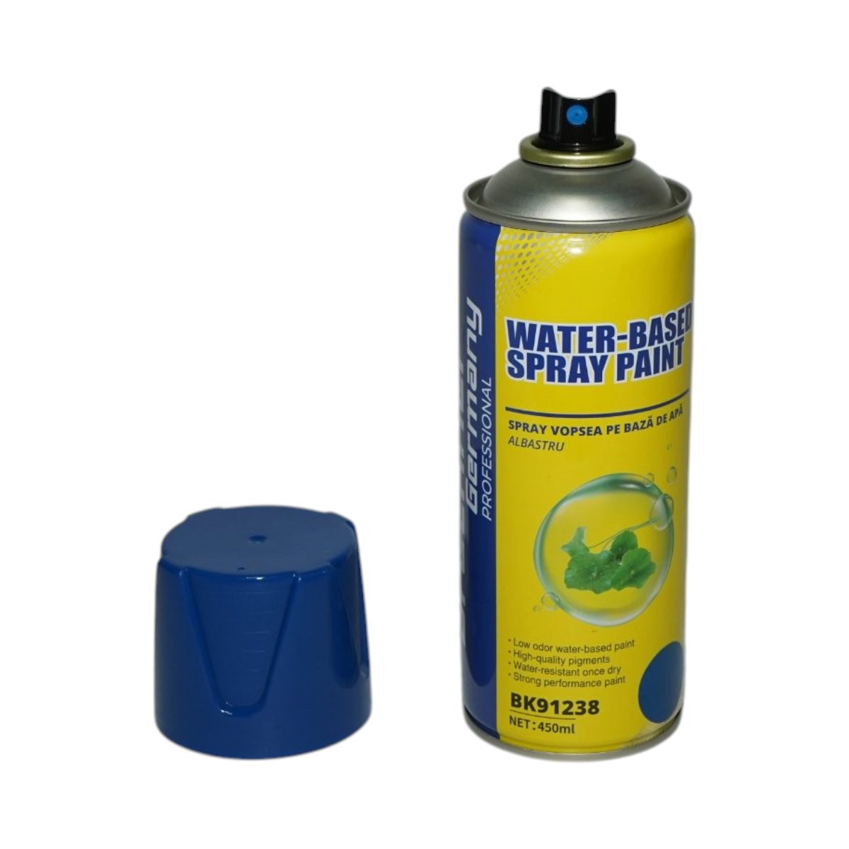 Spray vopsea albastru pe baza de apa 450ml Breckner Germany - imagine 2