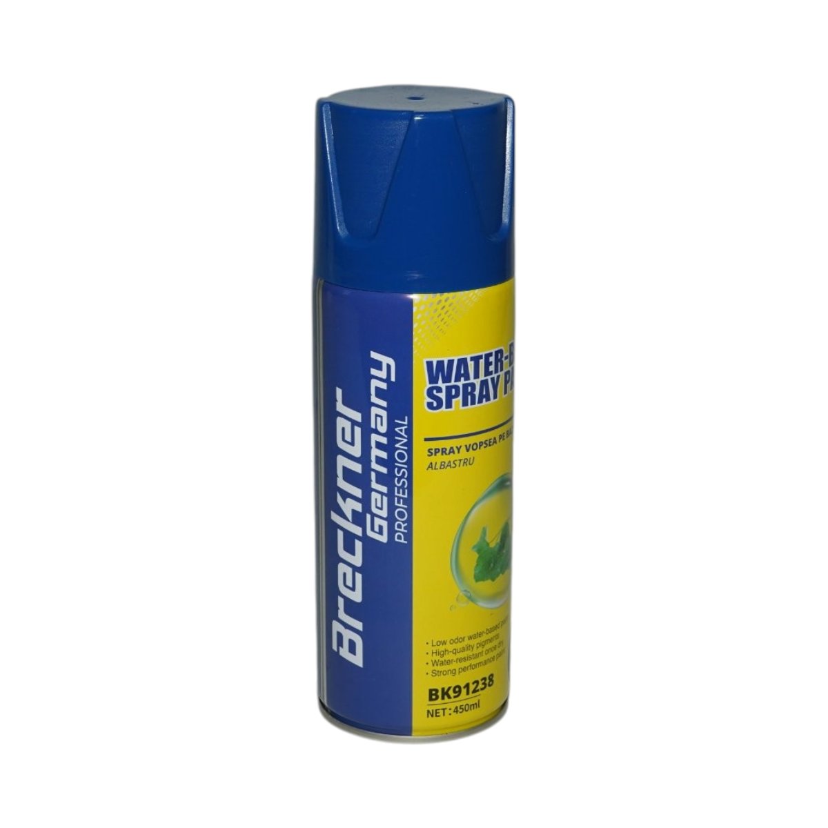 Spray vopsea albastru pe baza de apa 450ml Breckner Germany - imagine 3