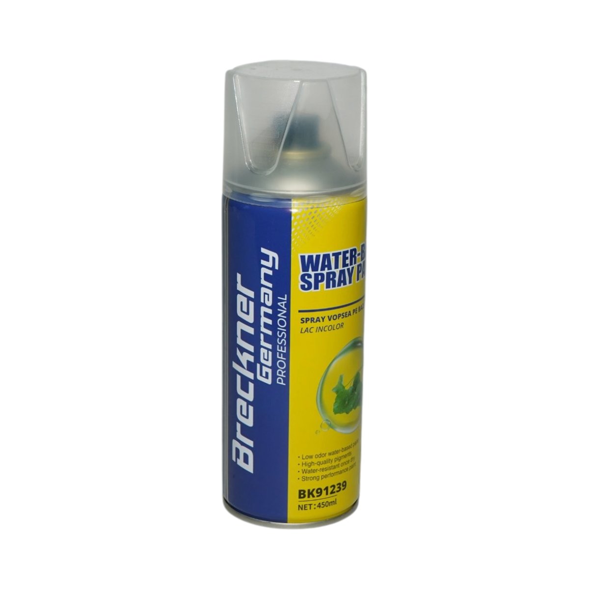 Spray vopsea lac incolor pe baza de apa 450ml Breckner Germany - imagine 3