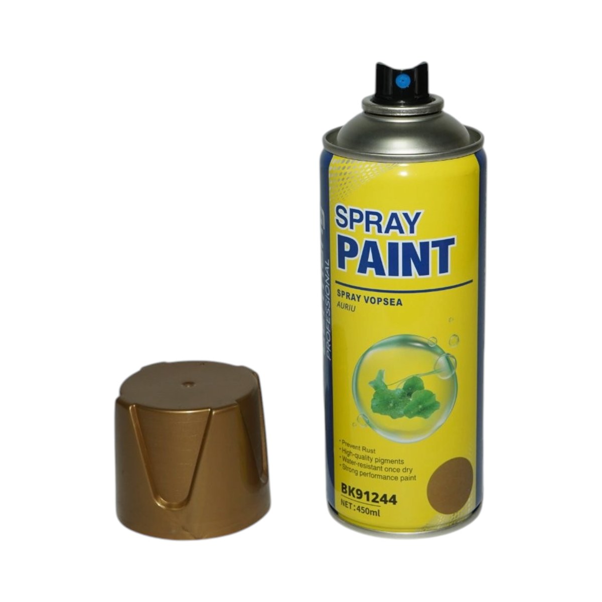 Spray vopsea auriu pe baza de apa 450ml Breckner Germany - imagine 2