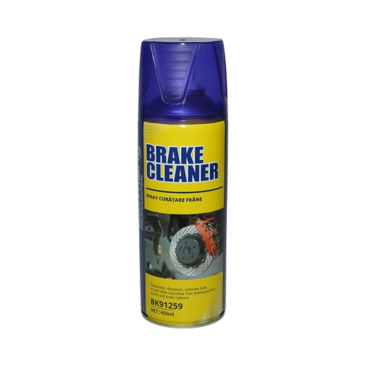 Kit intretinere sistem franare cu spray curatare frane, pasta anti-scartait, lubrifiant temperaturi ridicate si vaselina etrieri Breckner Germany - imagine 4