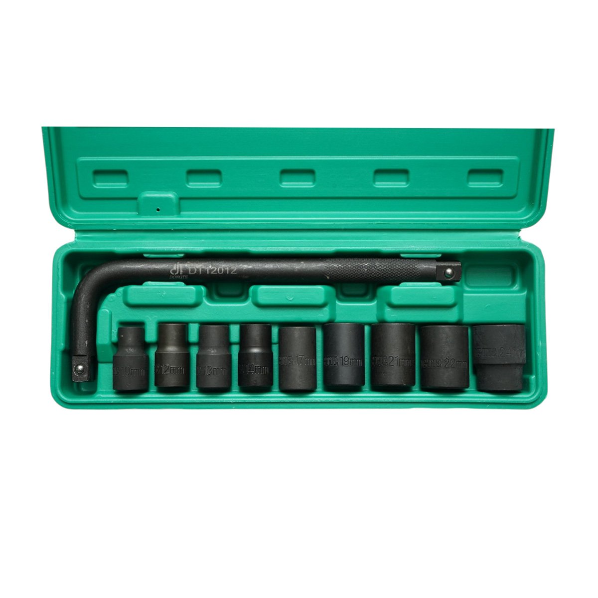 Trusa chei tubulare 10-24mm cu prelungitor tip L 250mm, patrat 1/2 inch Cr-Mo 10 piese Breckner Germany - imagine 3